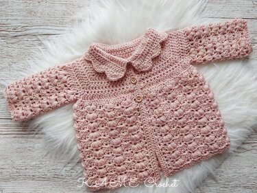Pattern Círiel Baby Cardigan - Crochet
