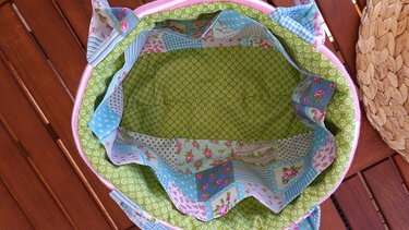 DIY Nähanleitung Tasche mit 6 Innenfächern inkl. Schnittmuster - Nähen