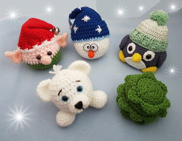 Häkelanleitung, Weihnachtsbaum-Wichtel / Weihnachtsdeko - Häkeln