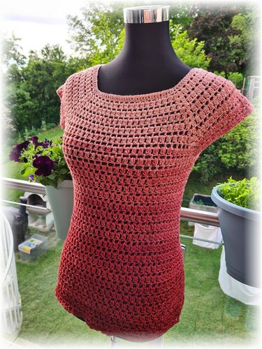 Häkelanleitung RVO Shirt oder Minkleid Dorie