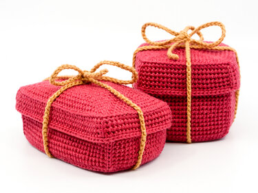 Reusable Gift Box Crochet Pattern