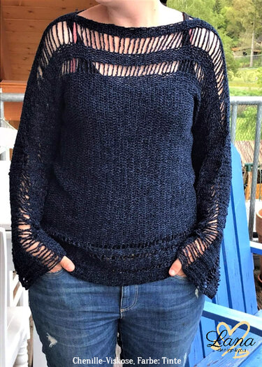 H&auml;kelpulli "BONITA" - Anleitung f&uuml;r alle Gr&ouml;&szlig;en - Häkeln