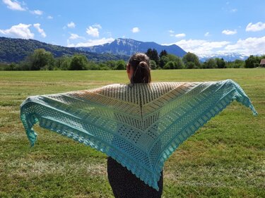 Häkelanleitung Tuch Umhusen Umziehen