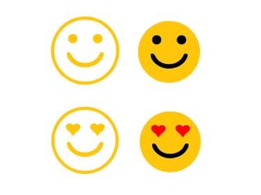 Plotterdatei "Smileys" - Plotting