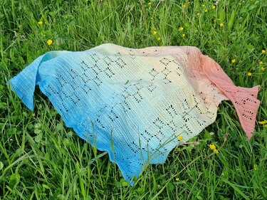 Simply Stars - Häkelanleitung Tuch asymmetrisch *fernsehtauglich*