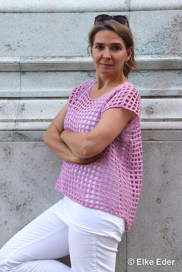 Top Tunika Netzshirt "Caro-Line" - Häkelanleitung - Bild 9