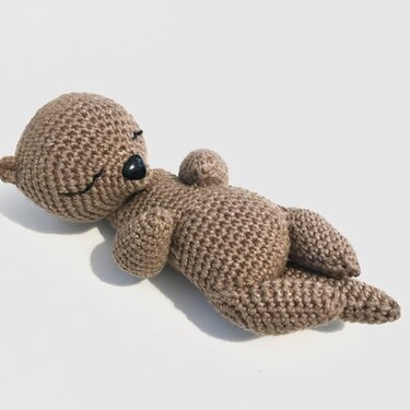 Oliver the floating Otter crochet pattern