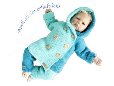 Baby & children's pants "Circus" (crocheted from leg to leg), size 0 m. - 3