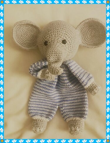 Babydoll Elephant Mika 1.0 - Crochet
