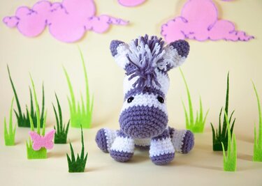 Zeus the Zebra Crochet Pattern