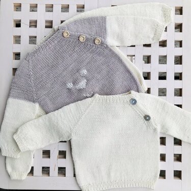 Strickanleitung „Baby Basic-Pulli“