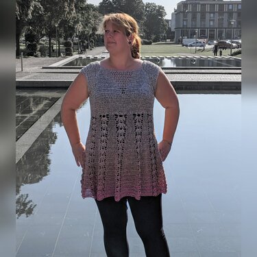 Julia - Shirt/Tunika/ Kleid häkeln im RVO alle Damengrößen