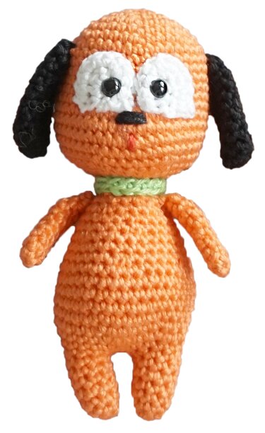 Crochet Pattern little Amigurumi Dog Peppi!