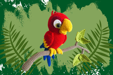 Papagei - Kollektion Amazonas Häkelanleitung Amigurumi