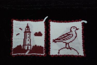 Häkelanleitung Doubleface-Topflappen Maritim 2 - Hiddensee - Bild 2