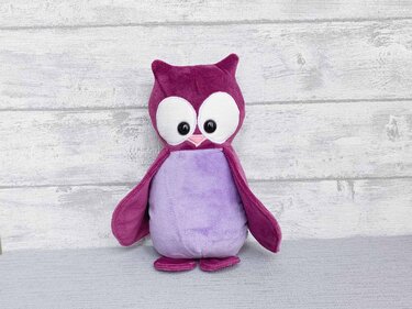 Kuscheltier Eule - Nähanleitung und Schnittmuster