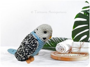 Crochet pattern Australian parakeet