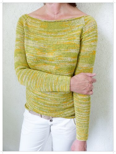 Raglan Pullover; Strickanleitung Größe S - XXXL