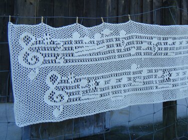 Crochet music pattern "Thank you for the music"