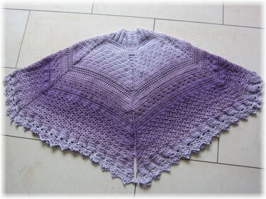 Anleitung Mehrecktuch Wind of Change - Häkeln