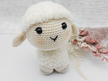 Schaf, Osterlamm - Häkelanleitung