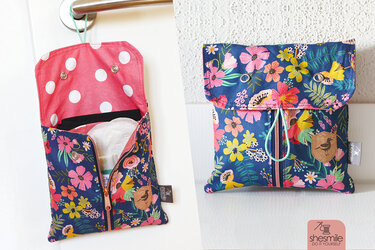 Periodentäschchen "Petra" (Nähanleitung und Schnittmuster)