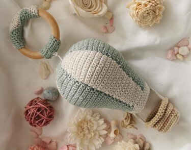 Anleitung Spieluhr Heißluftballon - Häkeln