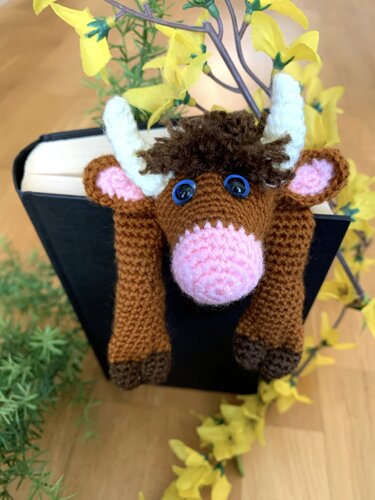 Pattern bookmark highland cattle Scotty - Image 6