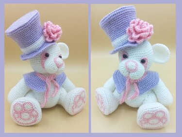 Häkelanleitung / Amigurumi / Hamti der Bär
