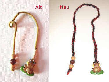 Taschenbaumler Lesezeichen "aus alt mach neu" Anleitung simpel für Anfänger - Bild 2