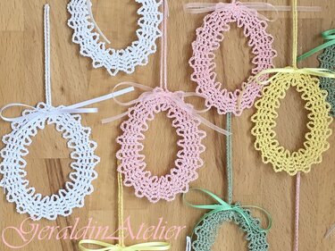 Bunte Ostereier - Häkeln