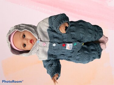 Fusselchens 1. Overall - Strickanleitung - Bild 2