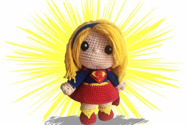 Superheldin Häkelanleitung Amigurumi
