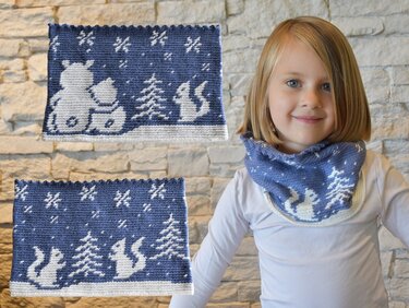 Crochet Pattern Cowl "Winterdream"