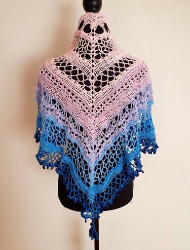 Anleitung Dreieckstuch ELa - Häkeln