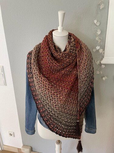 Häkelanleitung "Happy-Scarf" 5 Anleitungen in einer Anleitung - Häkeln