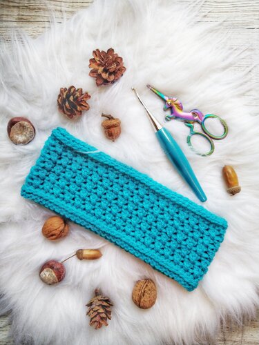 Pattern Crossrows Earwarmer - Crochet