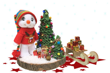 Snowman Pattern Amigurumi - Crochet