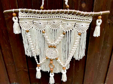 gehäkelte Makrame-IMITATION  „AVALONIA“ - Häkeln