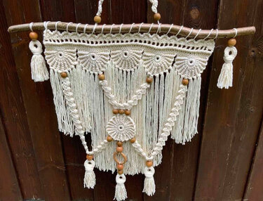 gehäkelte Makrame-IMITATION  „AVALONIA“ - Häkeln