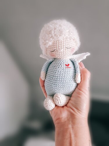 Schutzengel "Hope", Deutsche Häkelanleitung