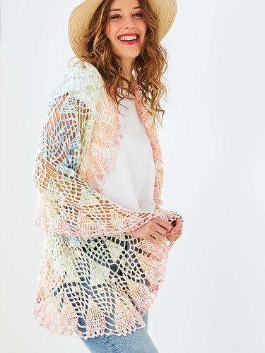 TUCH OVALE SPRAYBLÄTTER - Häkeln