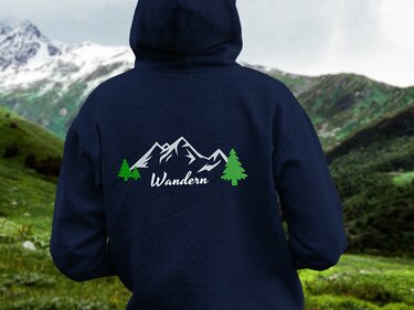 Plotterdatei "Wandern" - Plotting