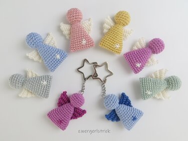 Häkelanleitung für süße Mini-Engelchen