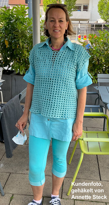 Tunic Mesh Top „Caro-Line“ - Crochet Pattern - Image 10