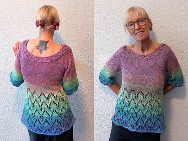 Tunika, Shirt "Pretty Jag", Gr. S-XXXL, Stricken