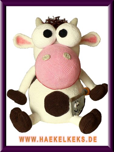 Kuh "Nervensäge" -- Häkelanleitung von Haekelkeks