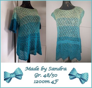 Tunika oder Kleid "Im-Quadrat-gewürfelt" Raglan RVO - alle Größen möglich - Bild 2