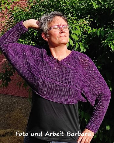 Petit Basic Oversize Kurzpulli - Häkeln