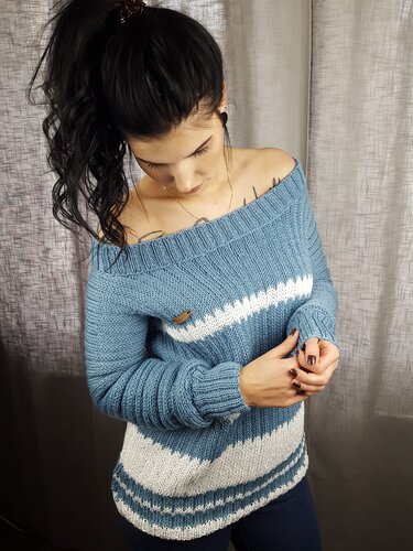 57 Strickanleitung Pullover Mandy